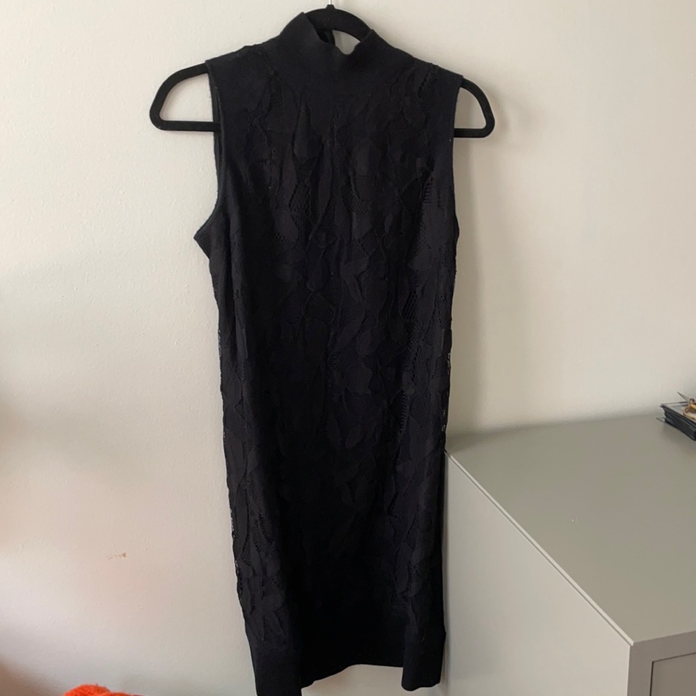Rag & Bone black mock neck sheath dress